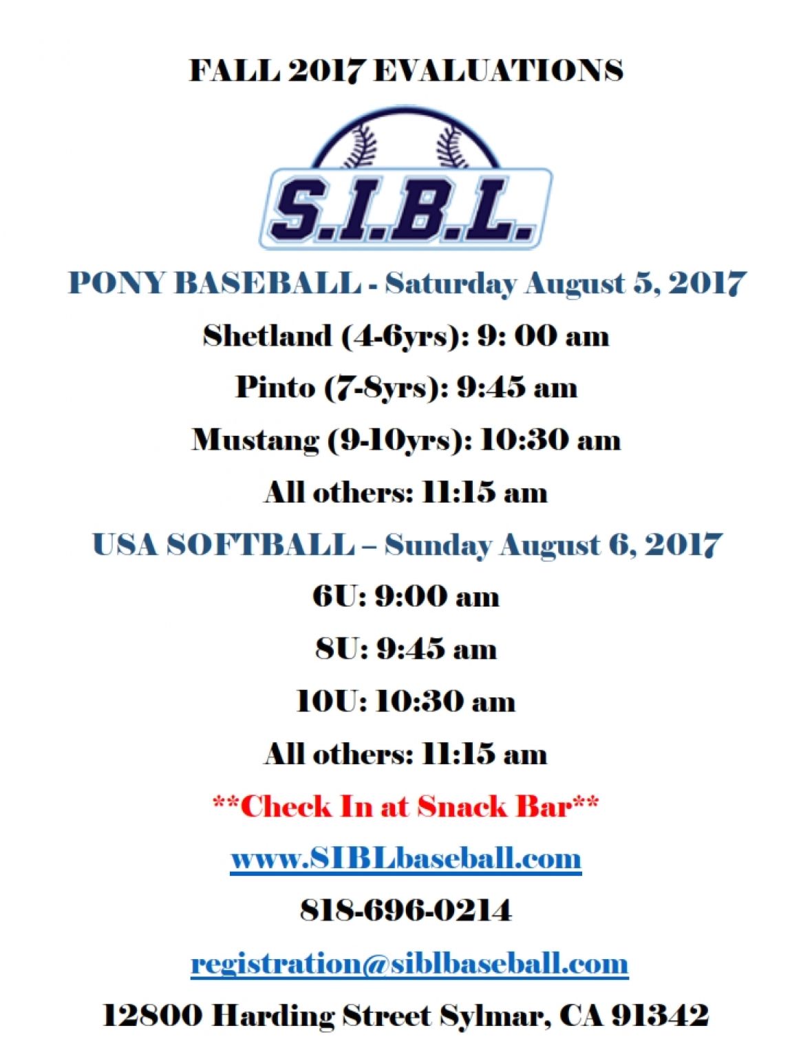 Sylmar Independent Baseball League Sylmar Independent Baseball League